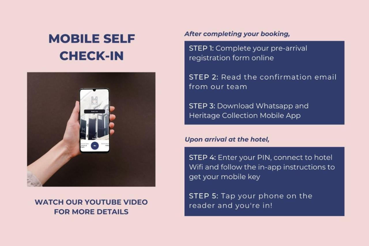 Heritage Collection On Seah - Mobile App Check-In Singapore Exterior photo