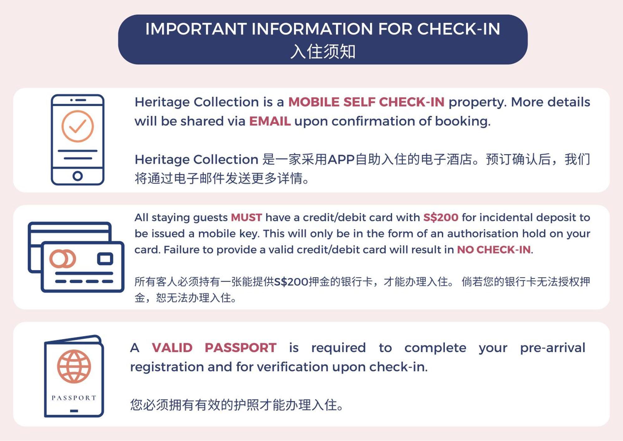 Heritage Collection On Seah - Mobile App Check-In Singapore Room photo